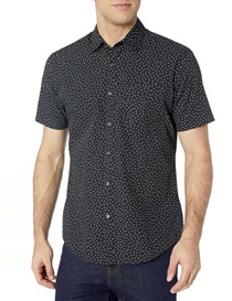 1-1 Men's Regular-Fit Short-Sleeve Print Shirt